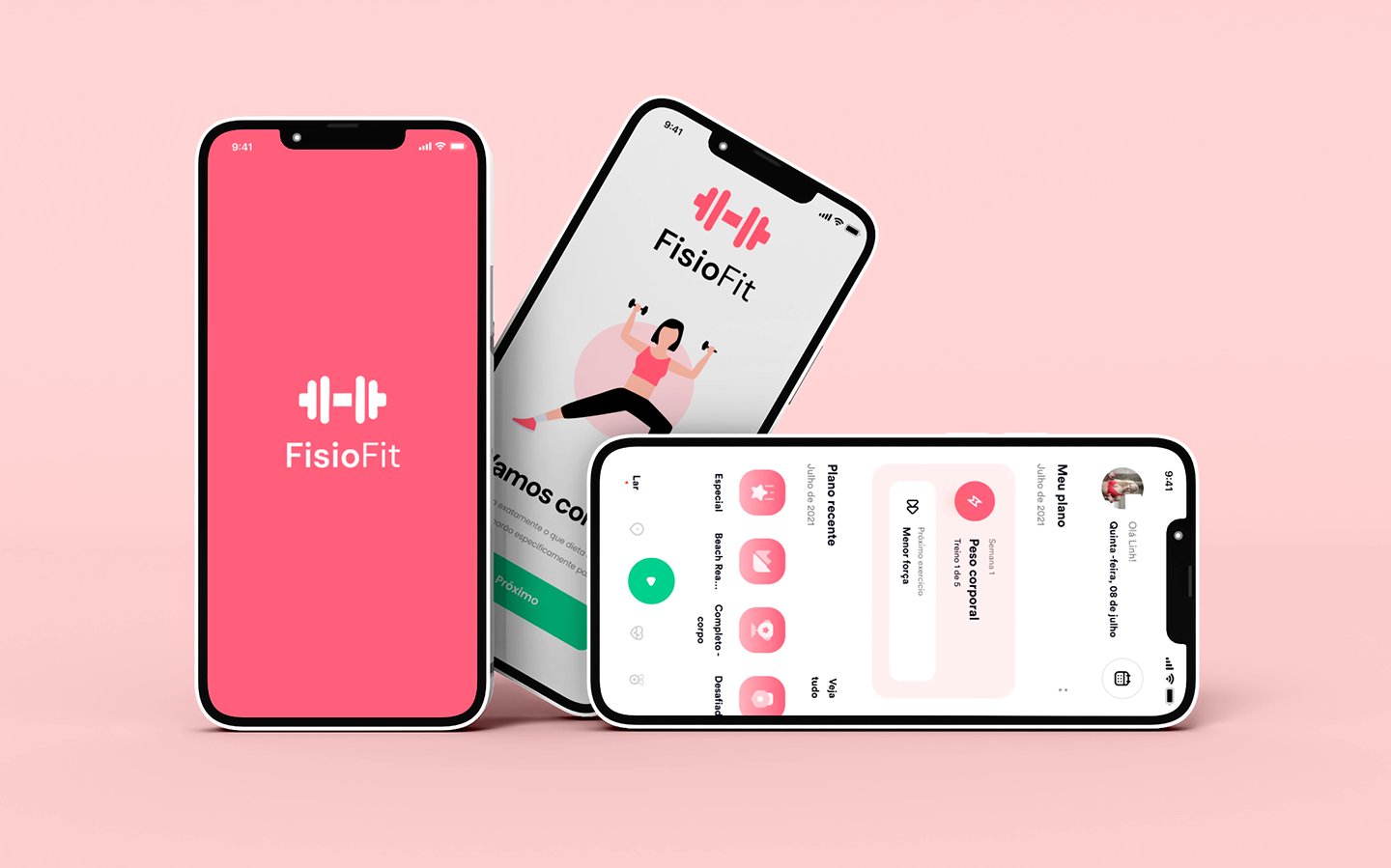 Visão geral do projeto App de atividades físicas