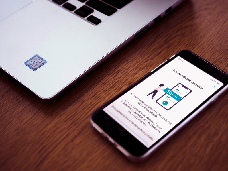 Detalhe do projeto App de home care