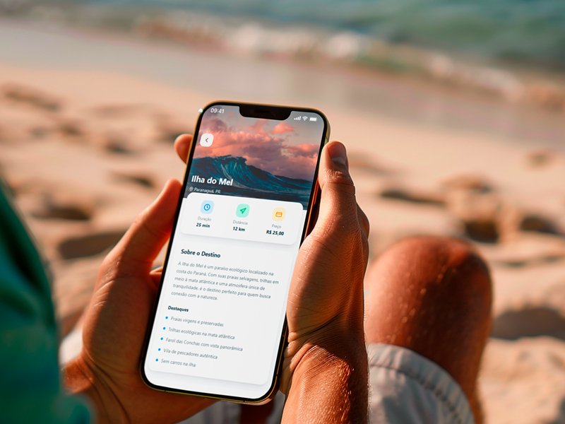 Detalhe do projeto App de mobilidade urbana